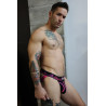 Breedwell Jockstrap Equalizer Noir-Rose neon